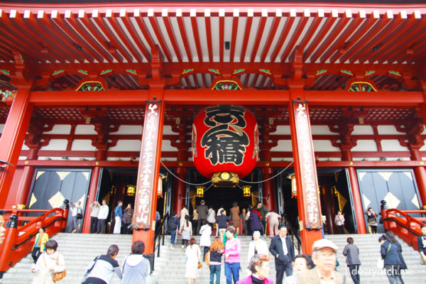 เที่ยวญี่ปุ่น ซากุระ (13) วัดอาซากุสะ Sensoji Temple Asakusa ชมซากุระริมฝั่งแม่น้ำซูมิดะ Sumida Park