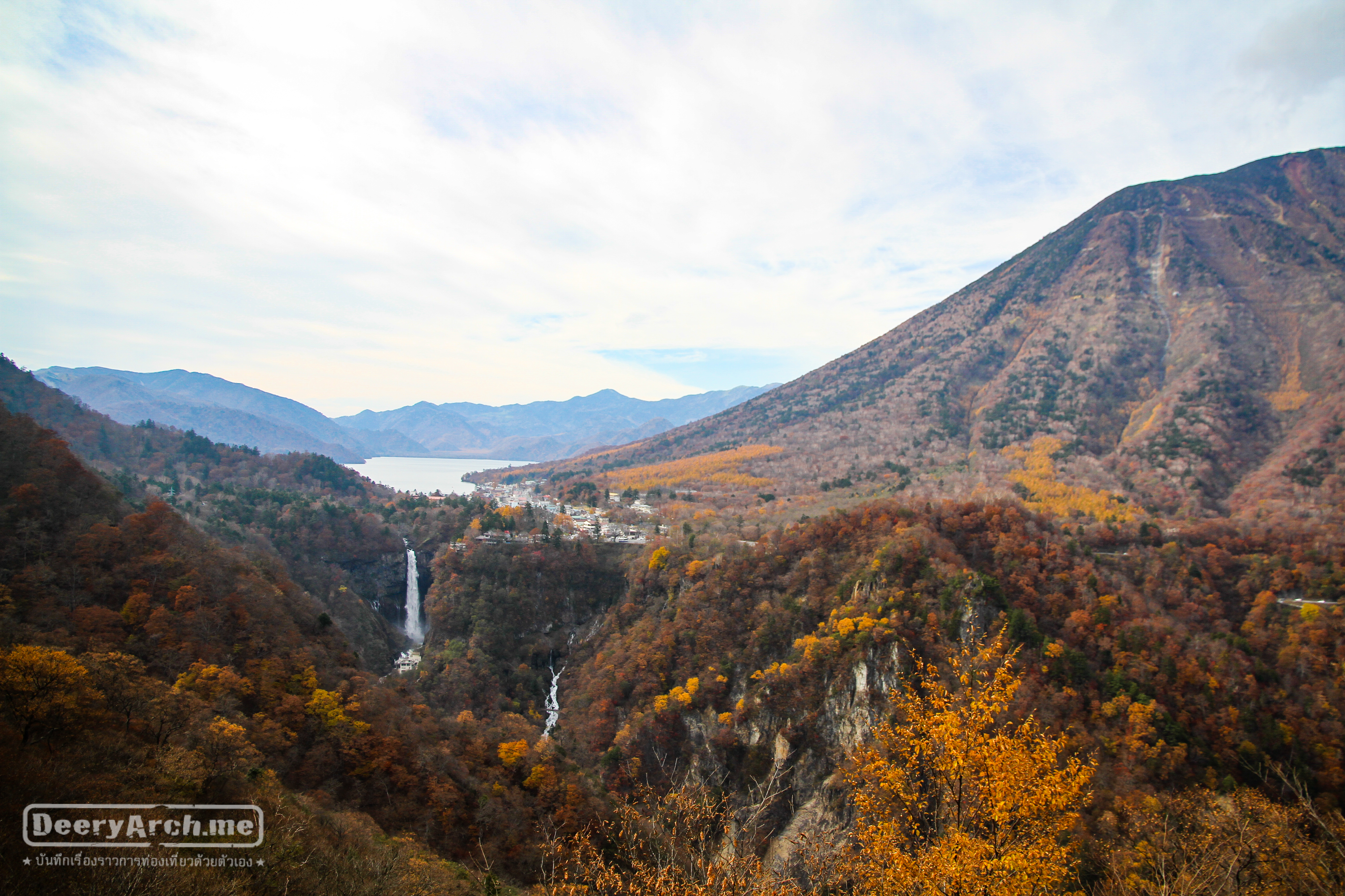 เที่ยวญี่ปุ่น ใบไม้เปลี่ยนสี (13) เที่ยว Nikko (Akechidaira-Ropeway, น้ำตก Kegon, ทะเลสาบ Chuzenji)